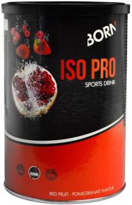 BORN ISO Pro Red Fruit Pomegranate Energiedrank Poeder 400 gr